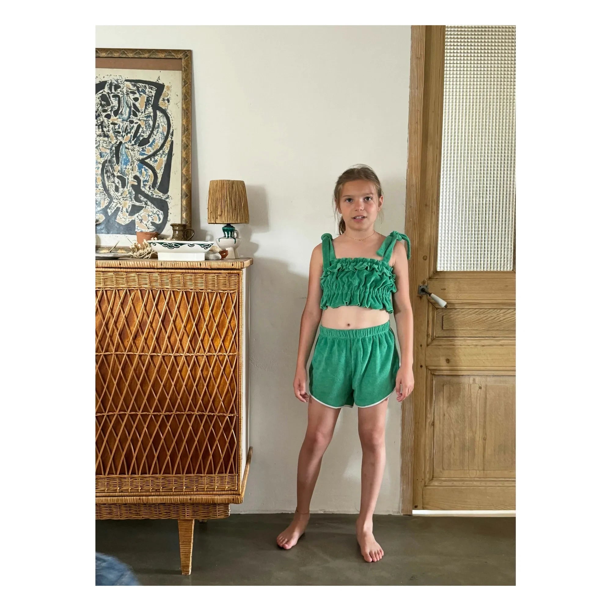 We Are Kids - Alba Organik Sünger Üst | Krom Yeşili