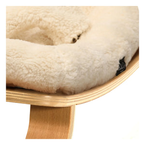 Charlie Crane - Levo Beech Wood Baby Rocker | Ecru