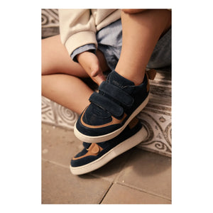 Donsje - Rinou Koala Suede Toothed Sneakers | Night Blue