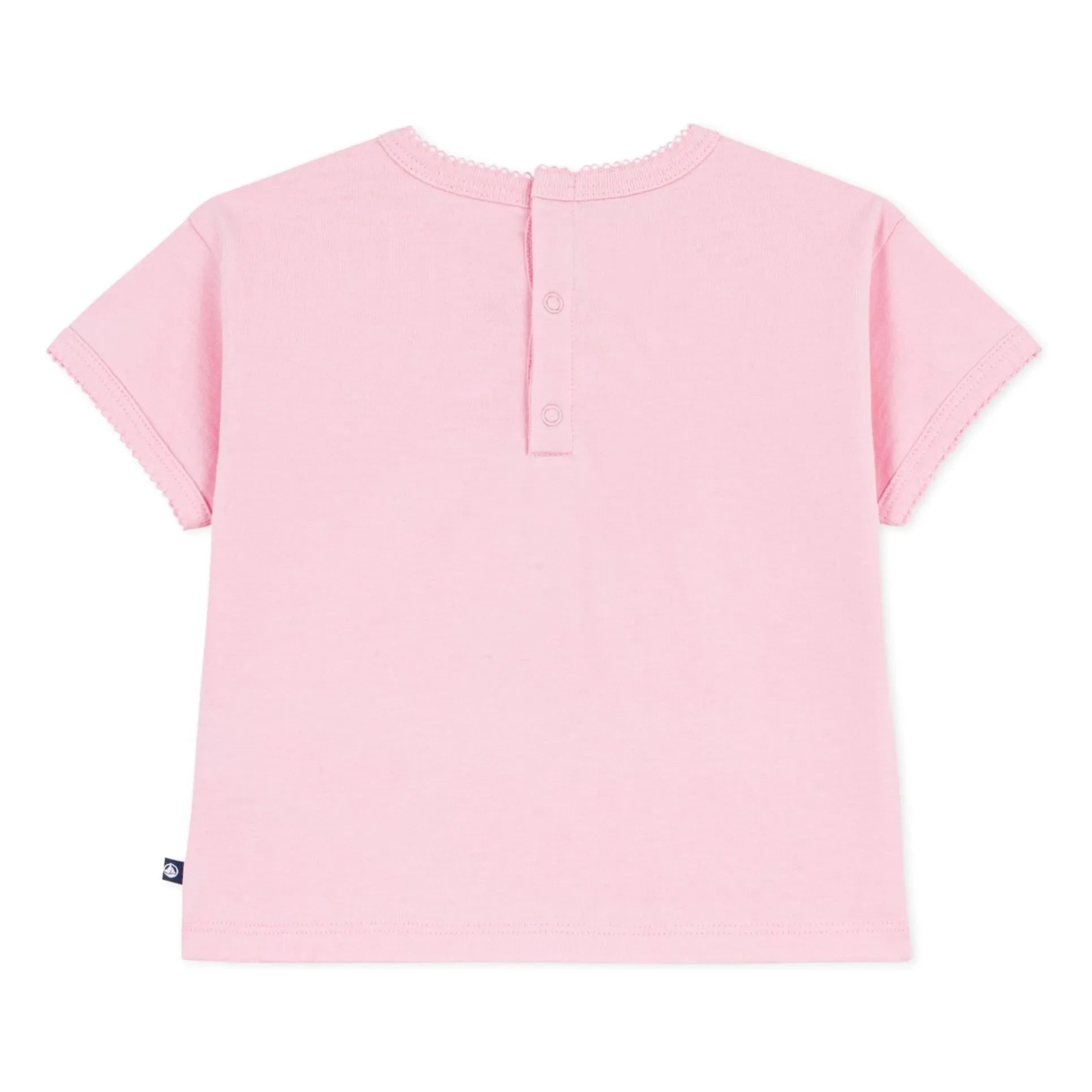 Petit Bateau - Organic Cotton Baby Heart T-Shirt | Pink