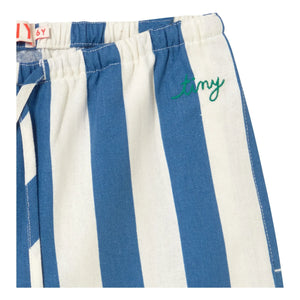 Tinycottons - Mavi Çizgili Pantolon | Mavi