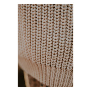 Yuki - Thick Organic Cotton Sweater | Ecru