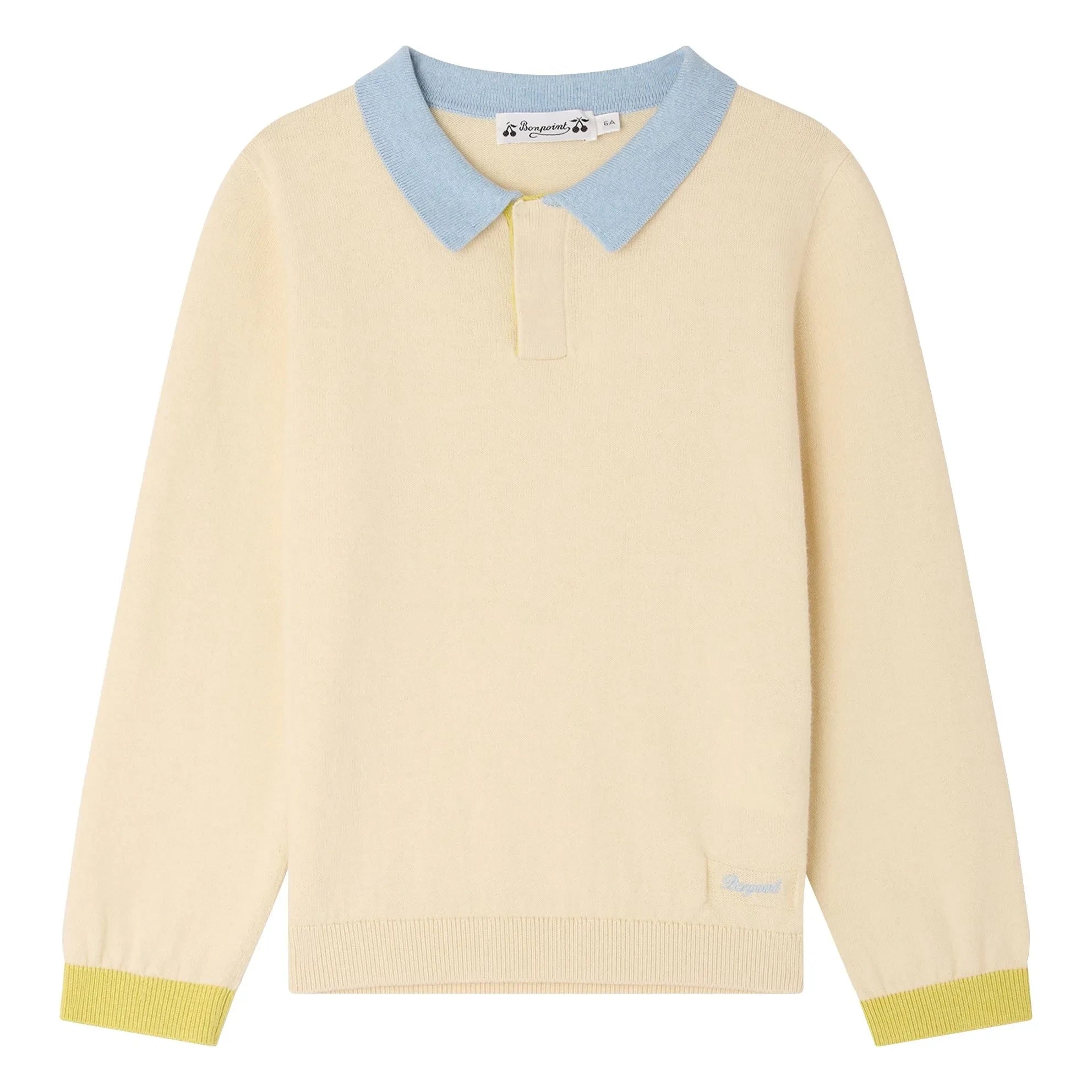 Bonpoint - Mae Organic Cotton Polo Shirt | Ecru