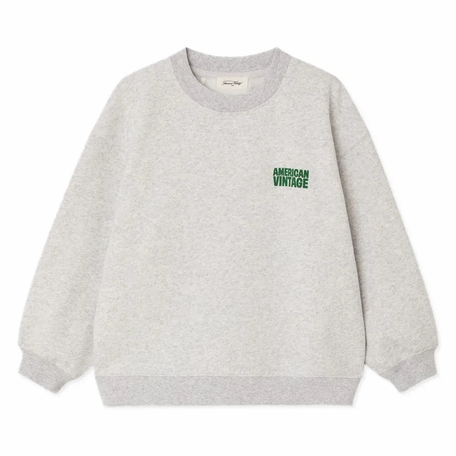American Vintage - Baptown Sweatshirt | Grau meliert