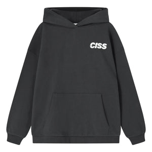 Cos I Said So - Sudadera de algodón orgánico Happy Face con caracoles | Negro