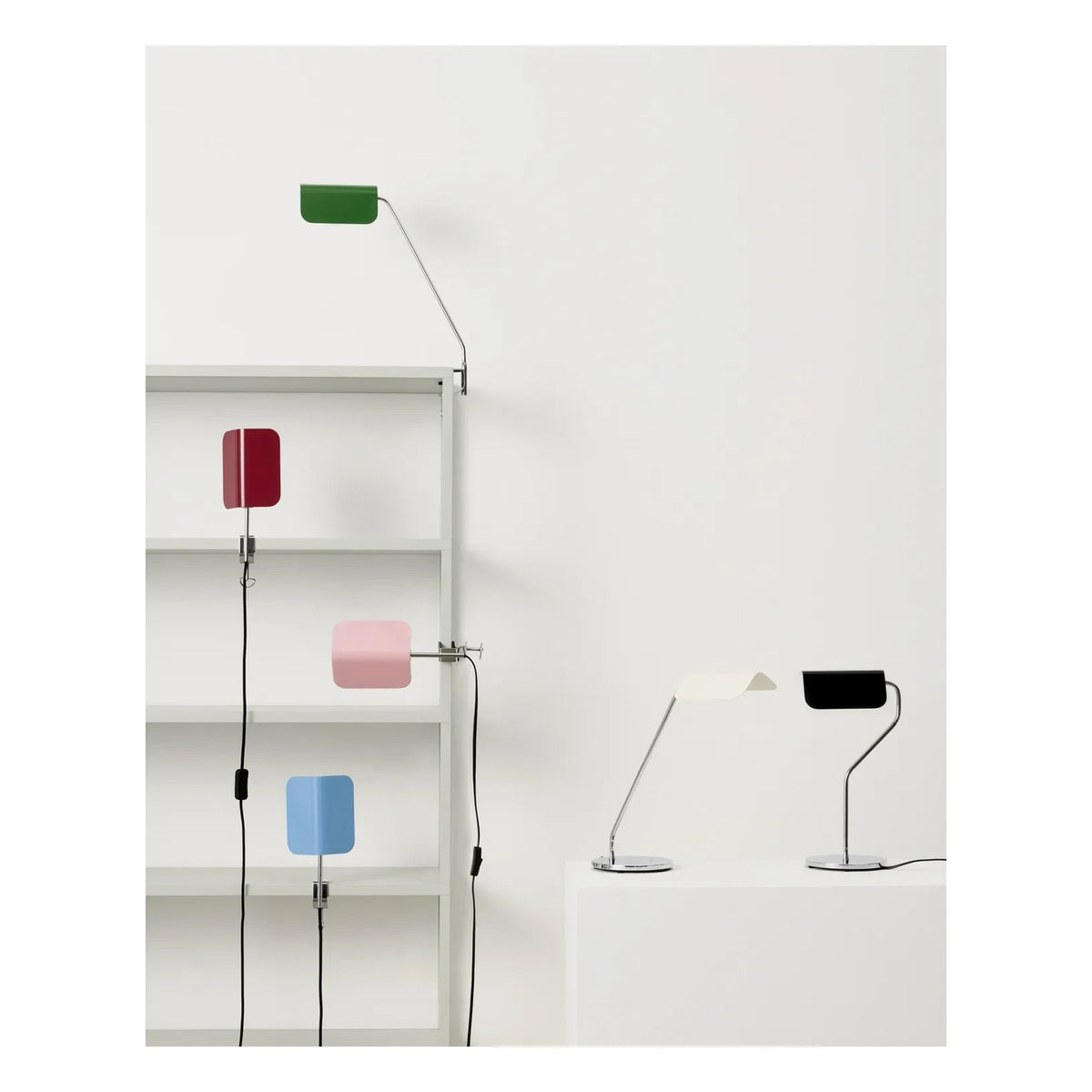 Hay - Apex Tischlampe mit Klemme | Rot