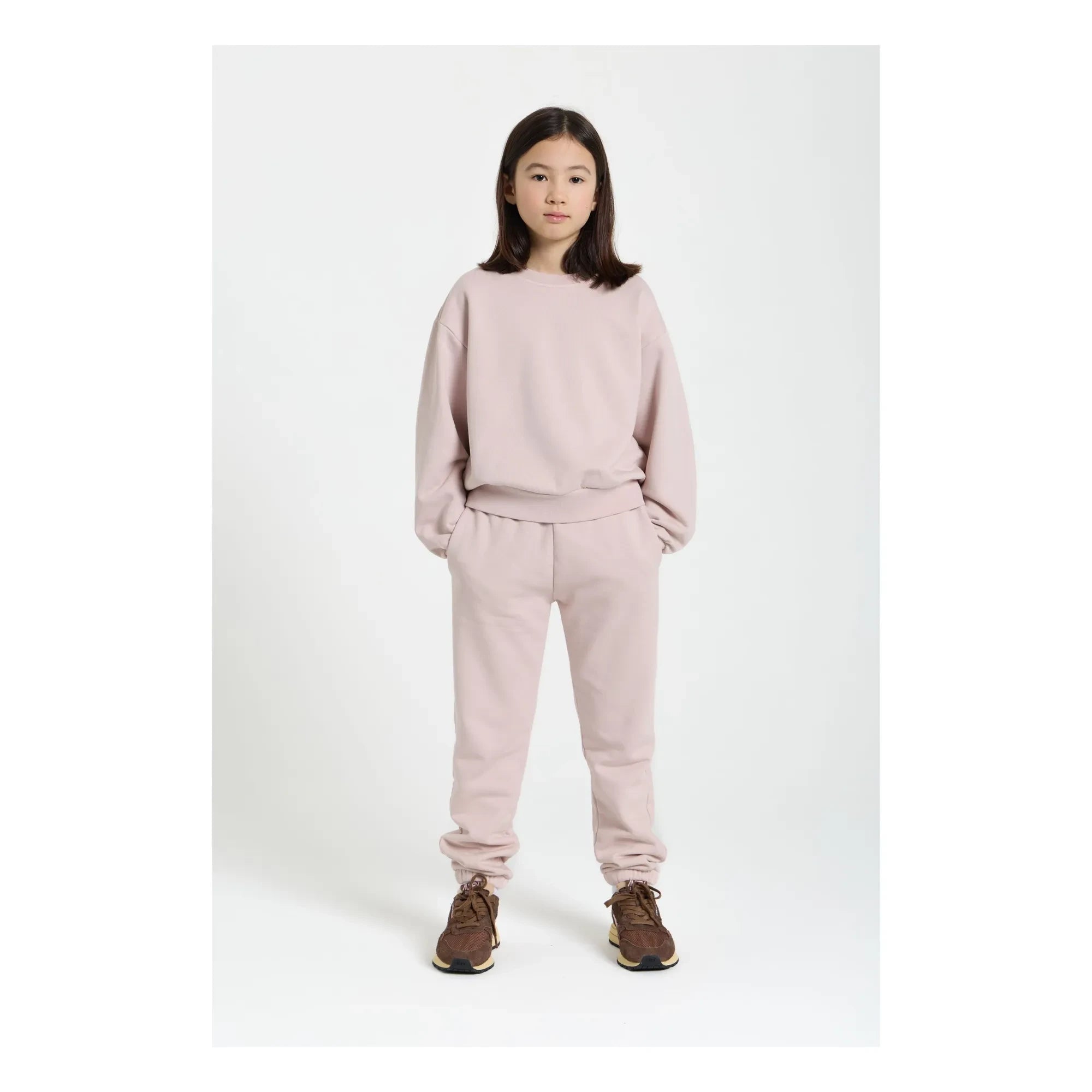 Smallable Kid - Maia organik pamuk sweatshirt | Soluk Pembe