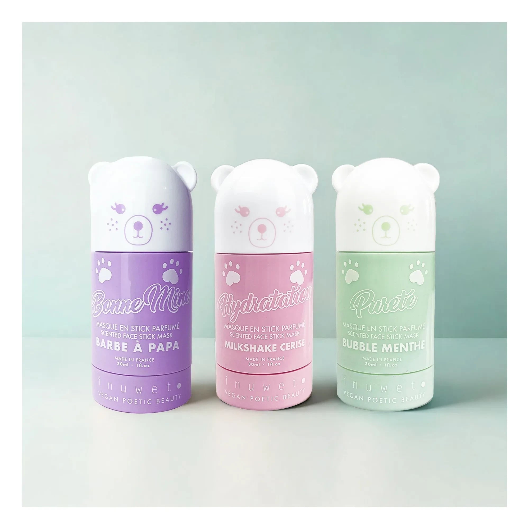 Inuwet - Bubble Mint arındırıcı kil çubuk maske