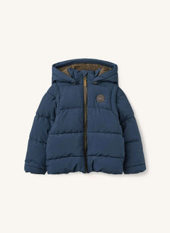 Copenhagen Colors - 2-in-1 Down Jacket with Removable Sleeves | Navy
