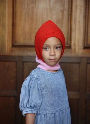 Hvid - Eddy Merino Yün Balaklava | Pembe
