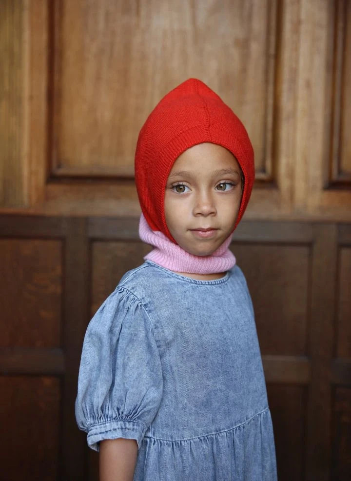 Hvid - Eddy Merino Yün Balaklava | Pembe