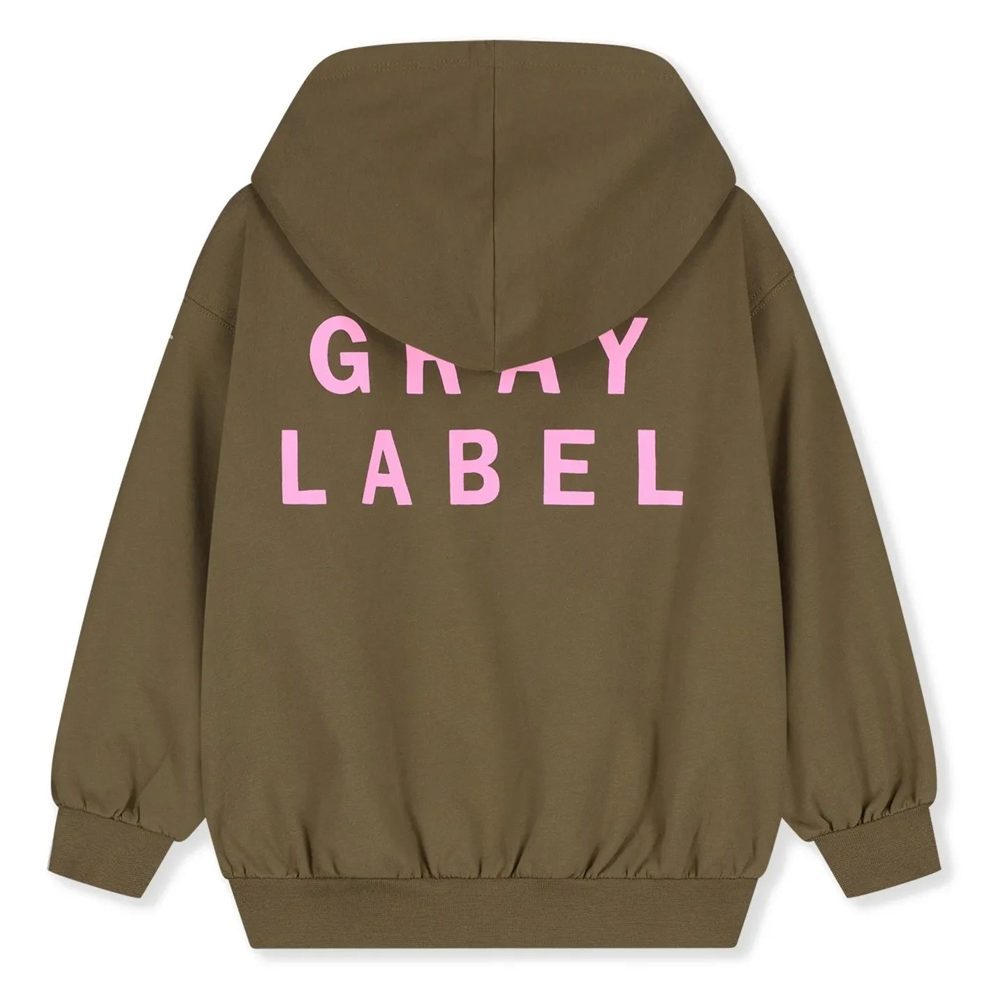 Gray Label - Fermuarlı Sweat Gri Etiket Organik Pamuk | Kahverengi