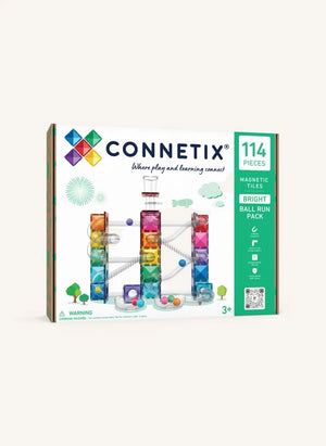 Connetix - Gökkuşağı | 114 Parça Parlak Top Yarışı Paketi