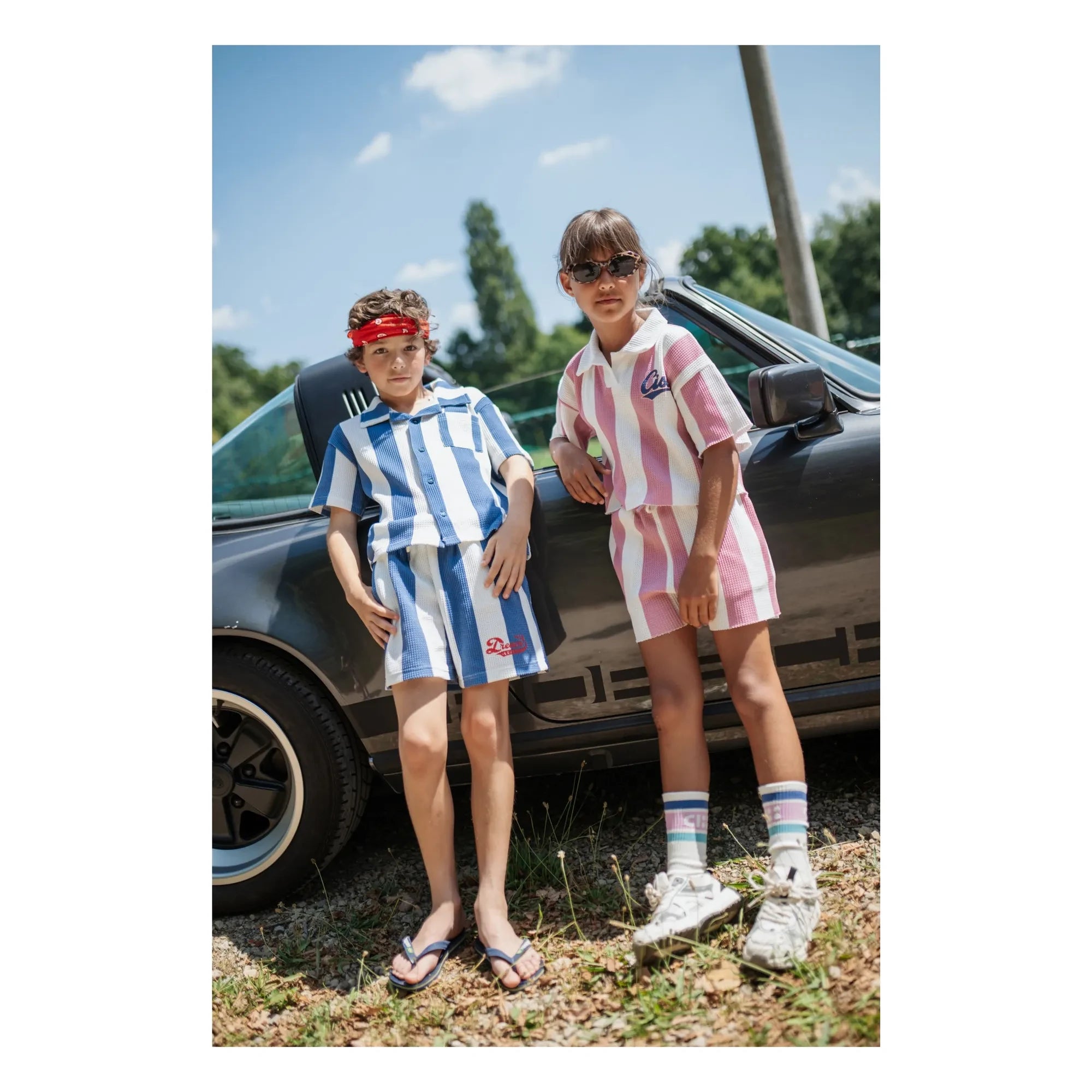 Cos I Said So - Çizgili Ciss Şort | Pembe