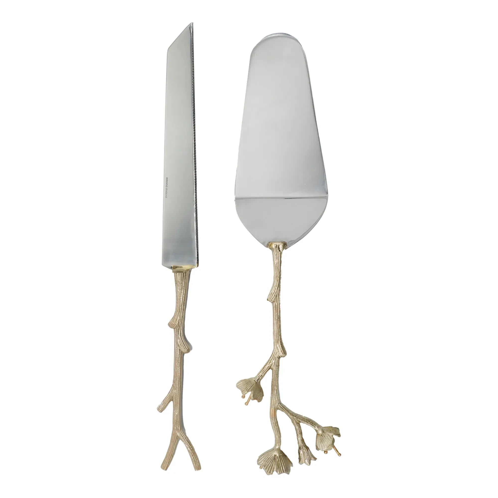 Doing Goods - Ava Blossom Dessertbesteck-Set - 2-teilig | Gold