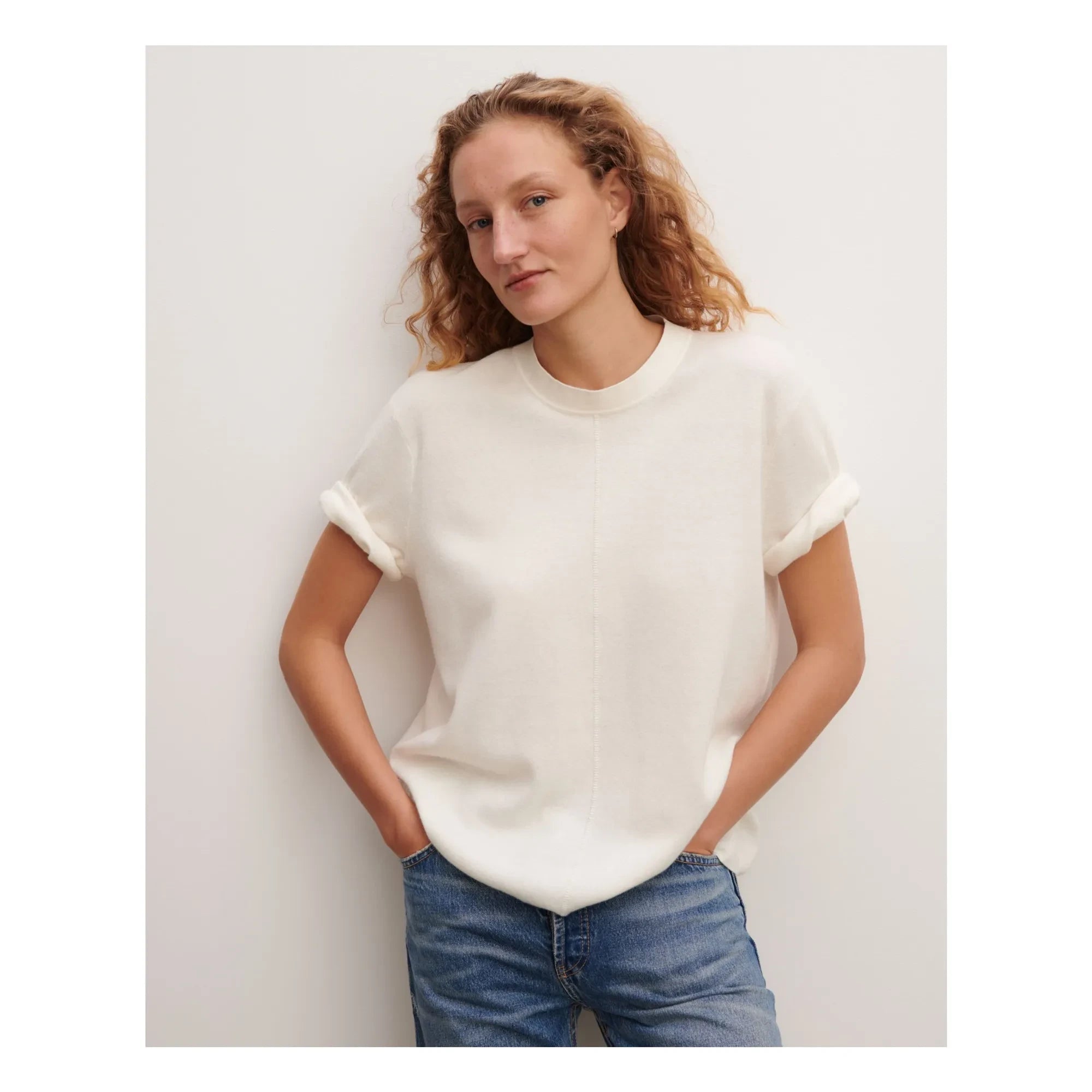 Bompard - Slim-fit pamuk ve kaşmir T-shirt | Natural