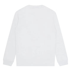 Stone Island - Logo Tişört Uzun Kollu | Beyaz