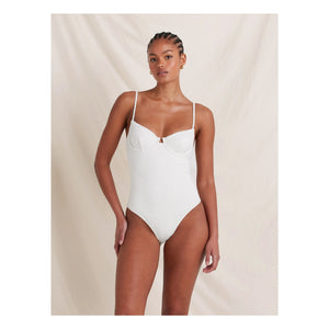 Peony - Malla Jersey de Fibra Reciclada por Excelencia, 1 Pieza | Blanco