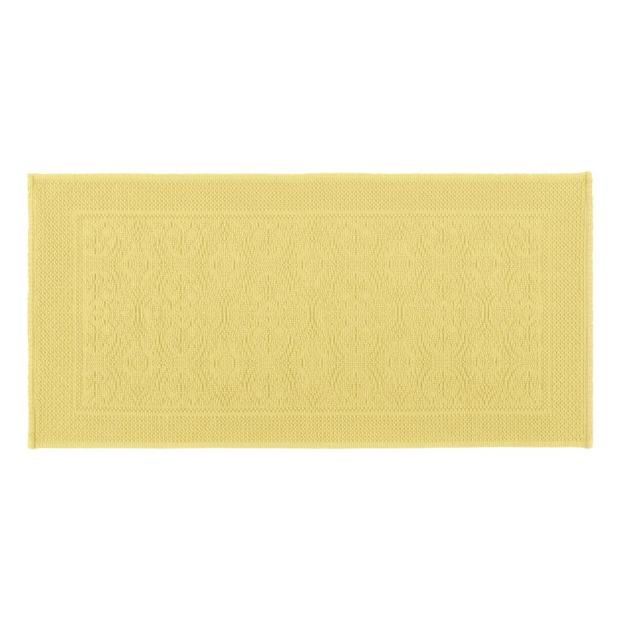 Haomy - Kymi Bathroom Mat | Straw Yellow