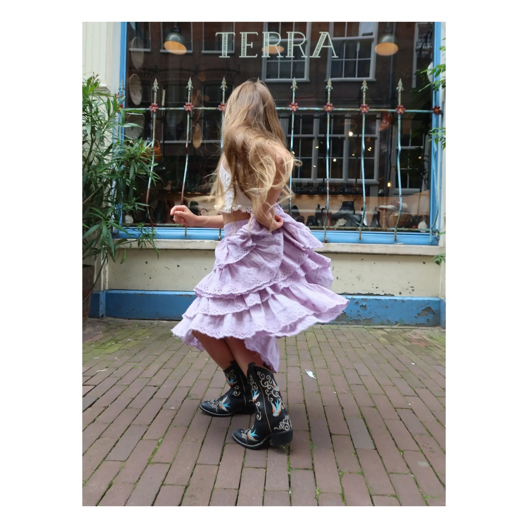 Bootstock - Santiags Dappermaentje X Bootstock en cuero | Negro