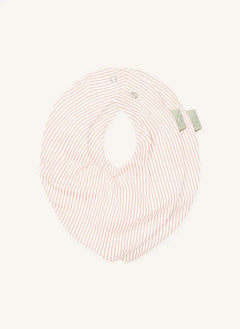 Cam Cam - Klassische gestreifte Bandana-Lätzchen - 2er Set | Rosa