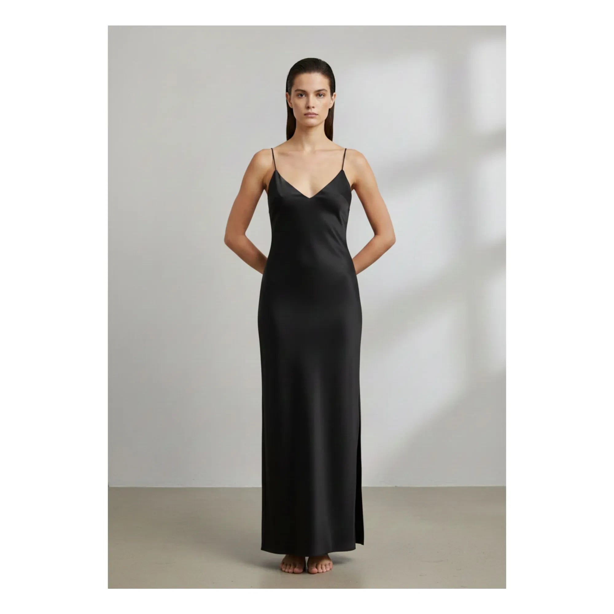 Vanessa Sposi - Slip elbise | Siyah