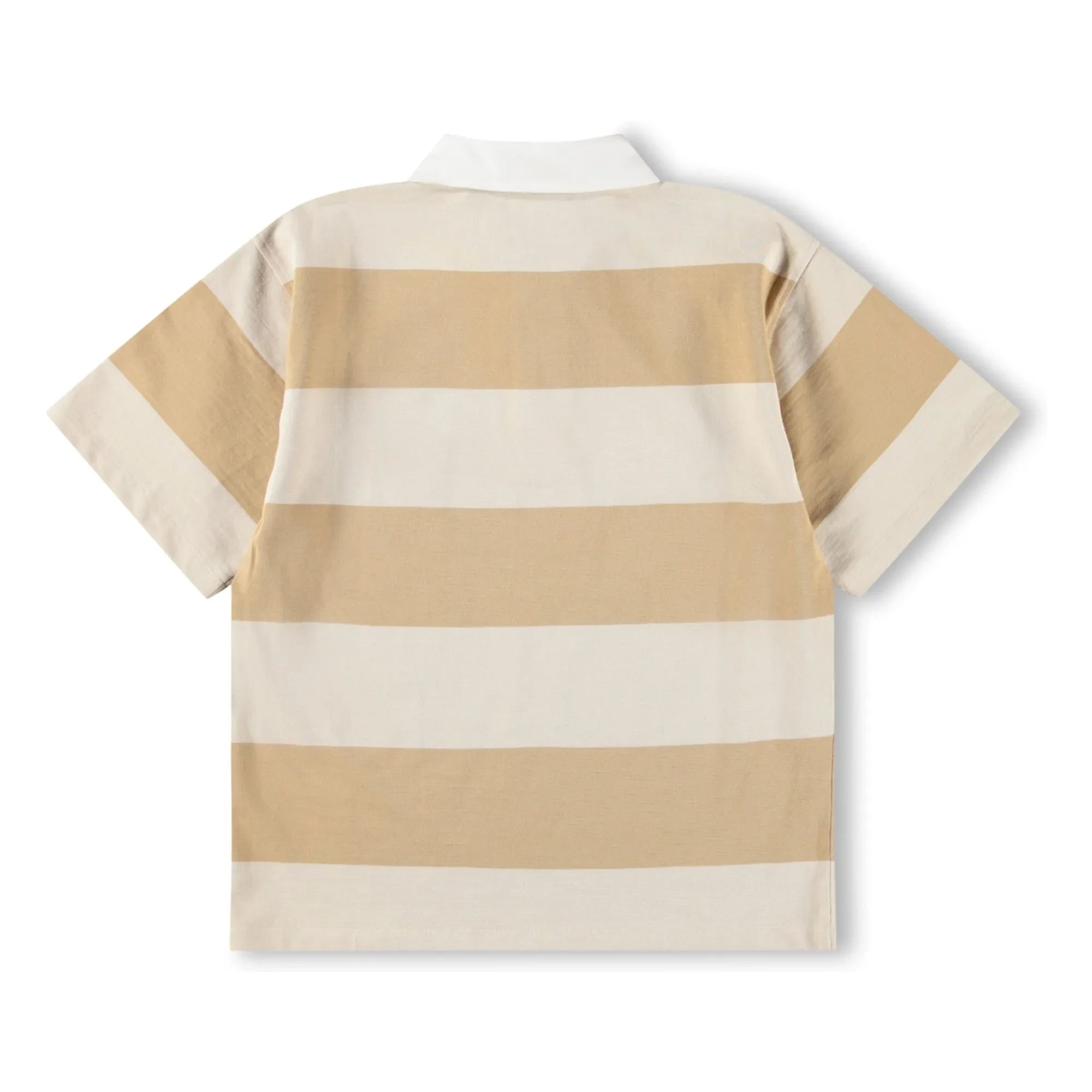 Molo - Gestreiftes Polo-T-Shirt aus Bio-Baumwolle Reef | Beige