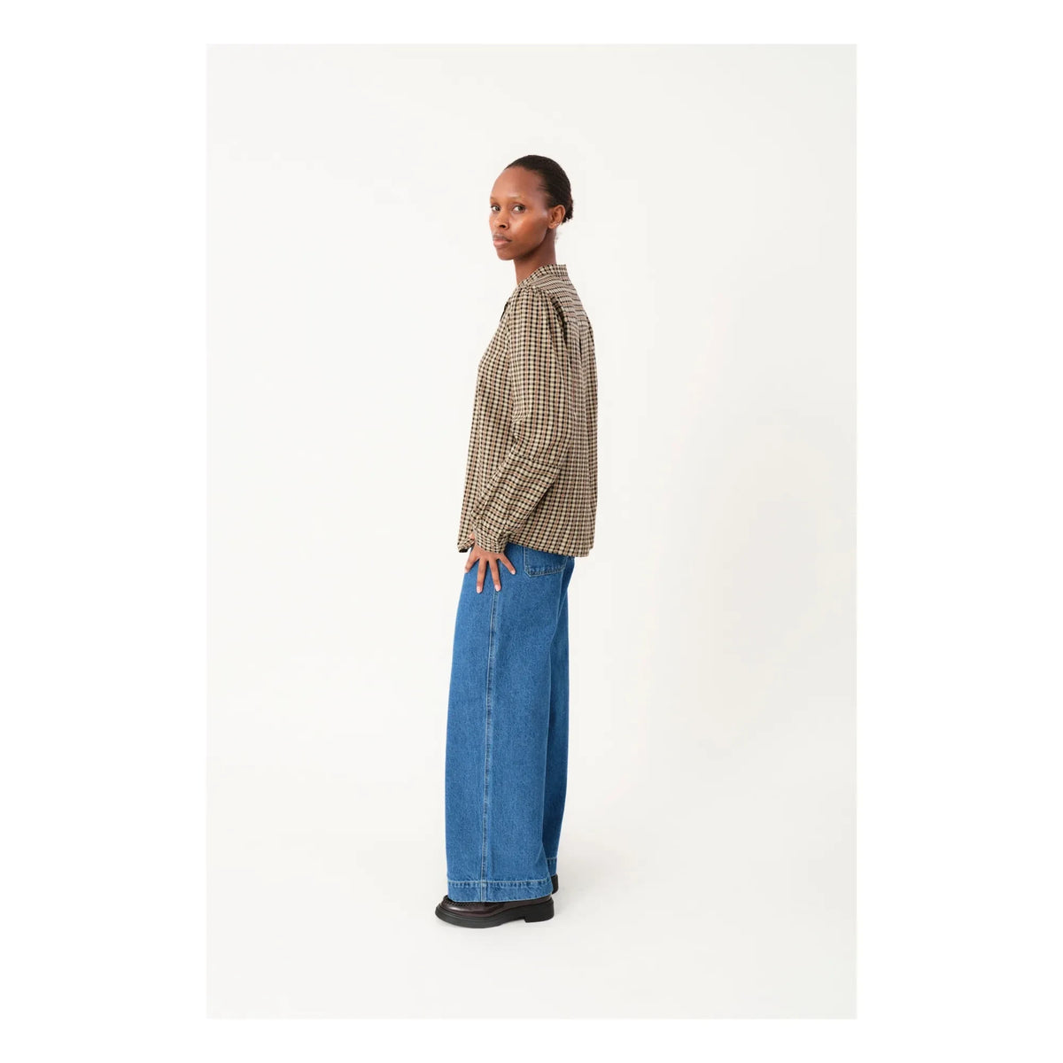 Lollys Laundry - Blouse Lina Kareli | Siyah