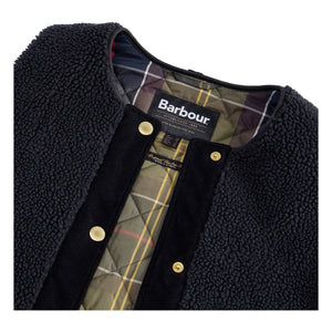 Barbour - Chaleco sin mangas Dulsie Shearling | Negro