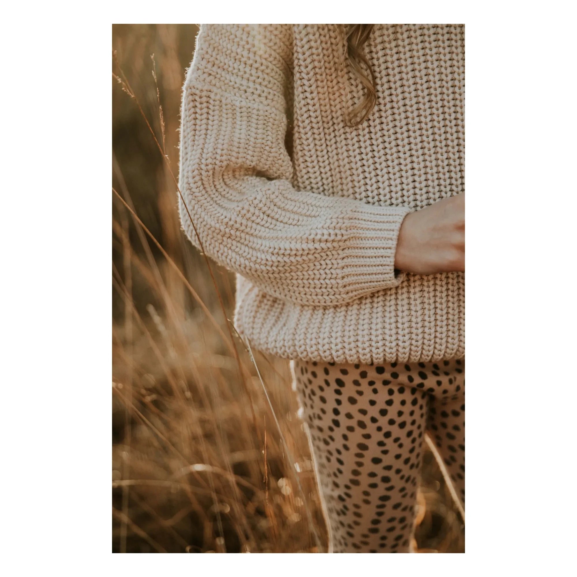 Yuki - Thick Organic Cotton Sweater | Ecru