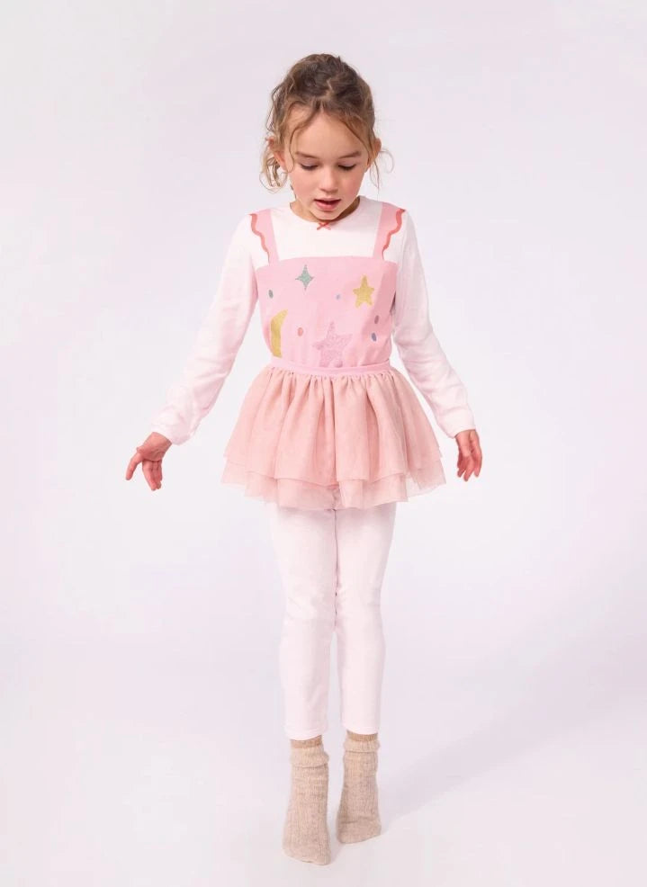 Petit Bateau - Tutu Dansçı Pijaması | Pembe