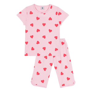 Petit Bateau - Kalpli Capri Pijama | Pembe