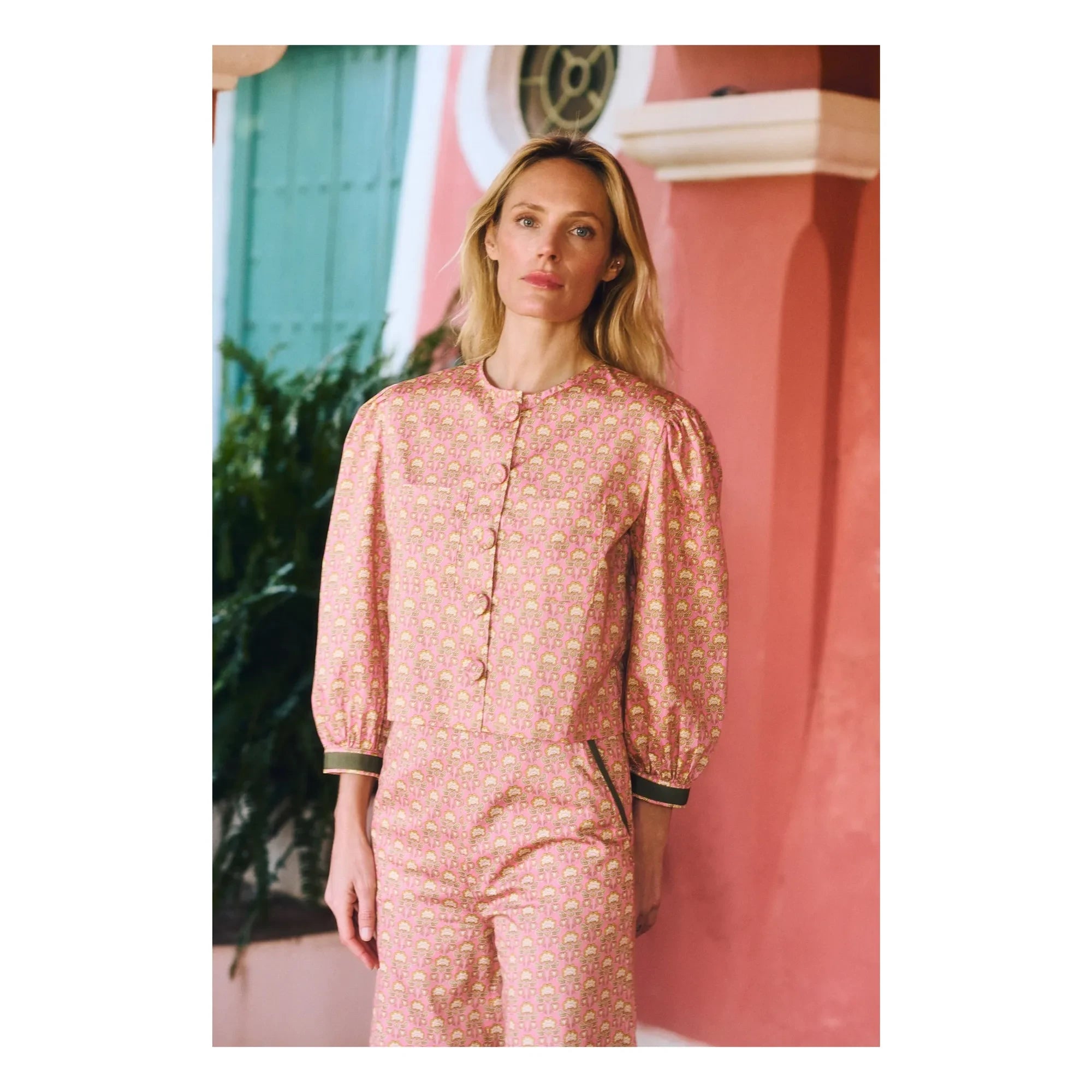 Maria de la Orden - Bristol Cotton Bluse | Pfirsich