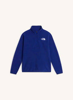 The North Face - Glacier Trucker Tarzı Kapüşonlu Polar | Kraliyet mavisi
