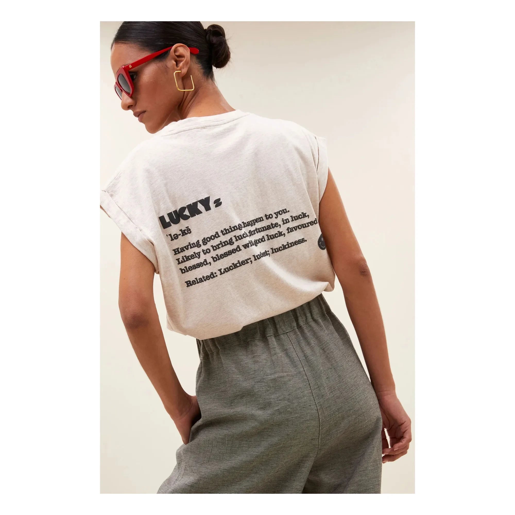 By Bar - Tobi Dictionnaire Bio-Baumwoll-T-Shirt | Oats