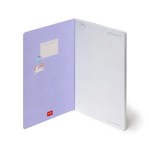 Legami - A5 Blank Notebook with Illustrated Hard Cover - Unicorn