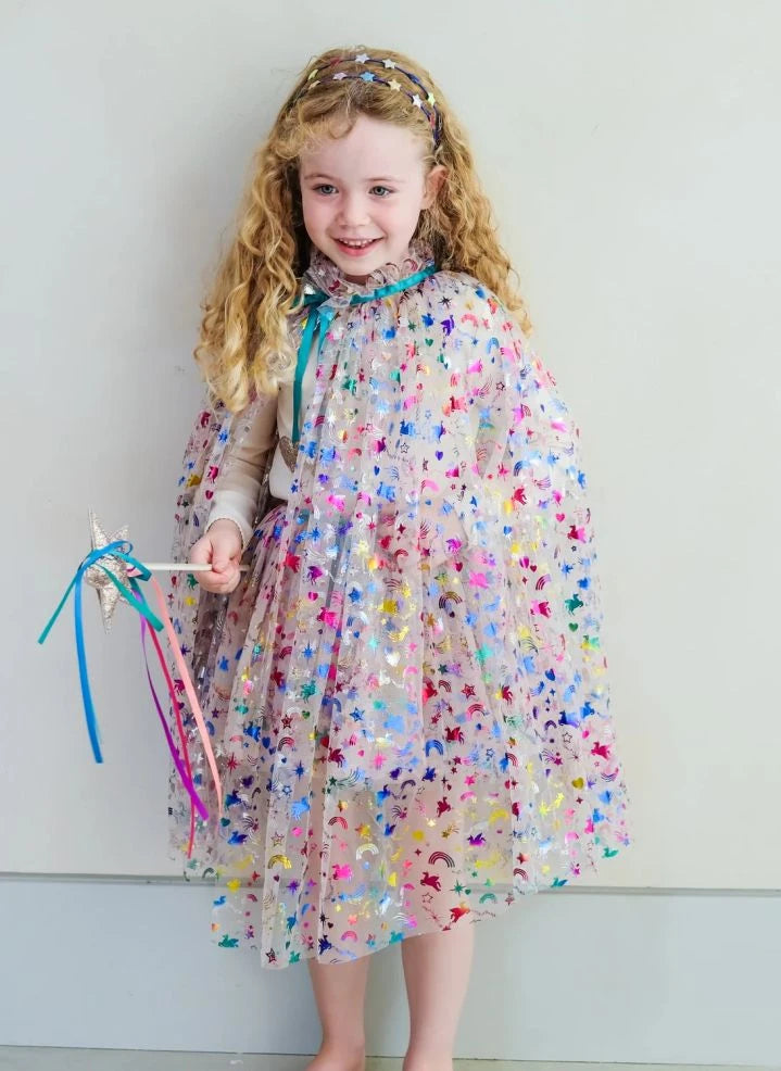 Mimi & Lula - Gökkuşağı Pelerini | Pembe