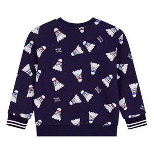 Petit Bateau - Badminton polar sweatshirt | Gece mavisi