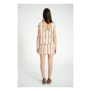 Sisters Department - Floral Pattern Sleeveless Blouse | Ecru