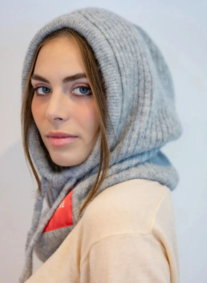 K'puche - Khira Alpaka Kapüşonlu Sweatshirt | Gri