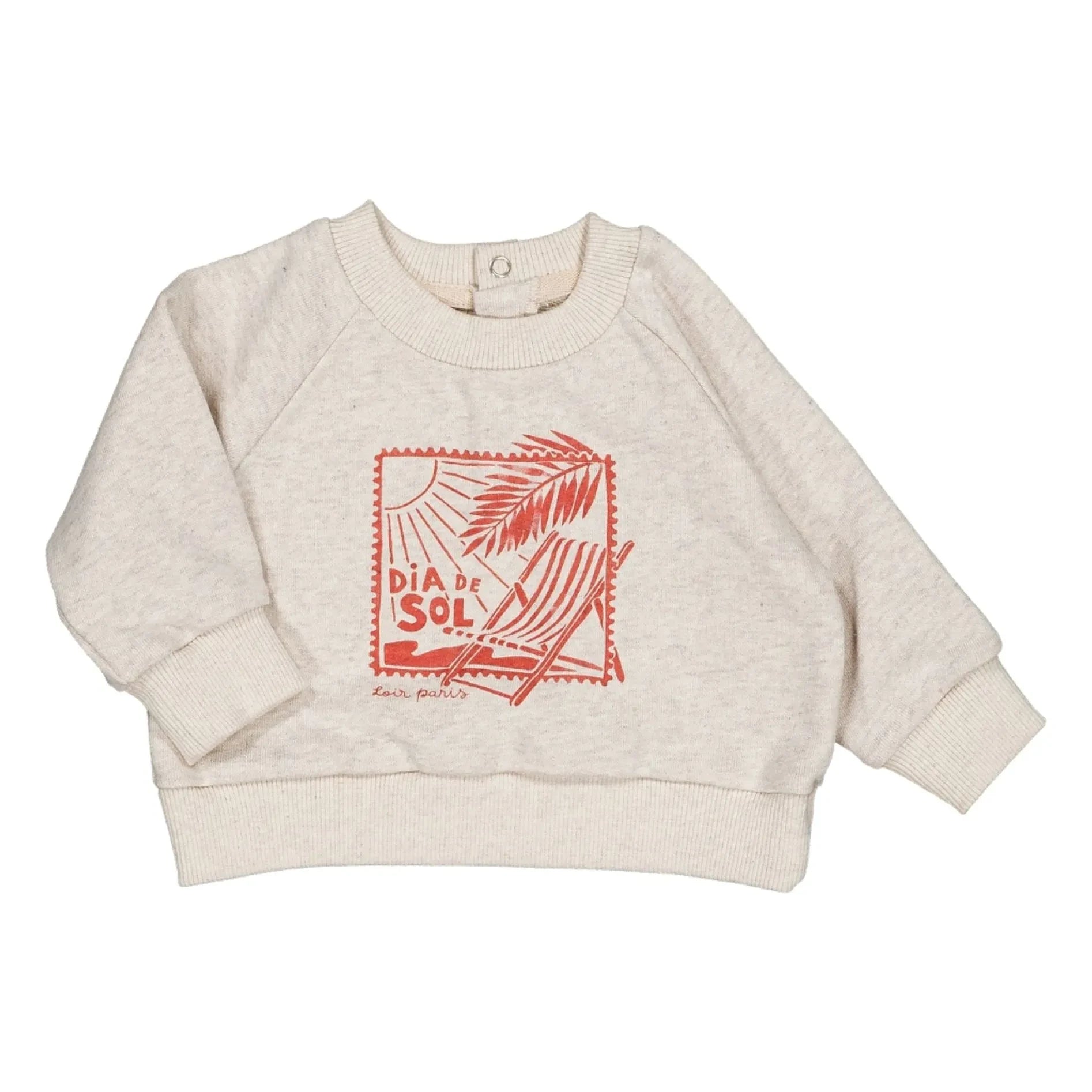 Loir - Sweat Dia Del Sol Chiné | Ekru