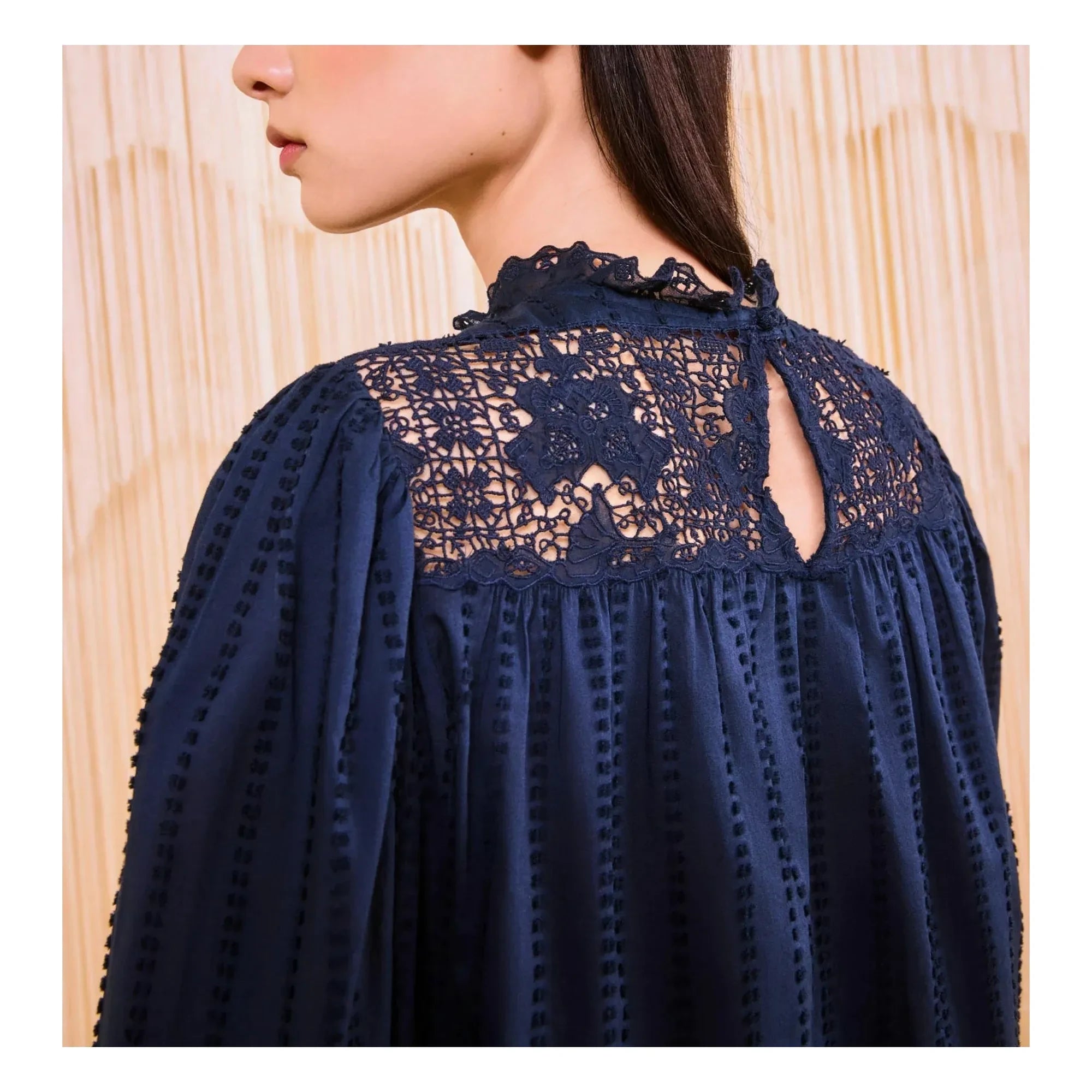 Ulla Johnson - Blusa Cornelia | Azul noche