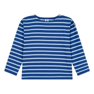 Petit Bateau – T-Shirt mit Anker und Schleife | Blau