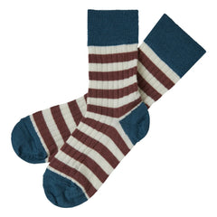 FUB - 2er-Set gestreifter Wollsocken | Kil