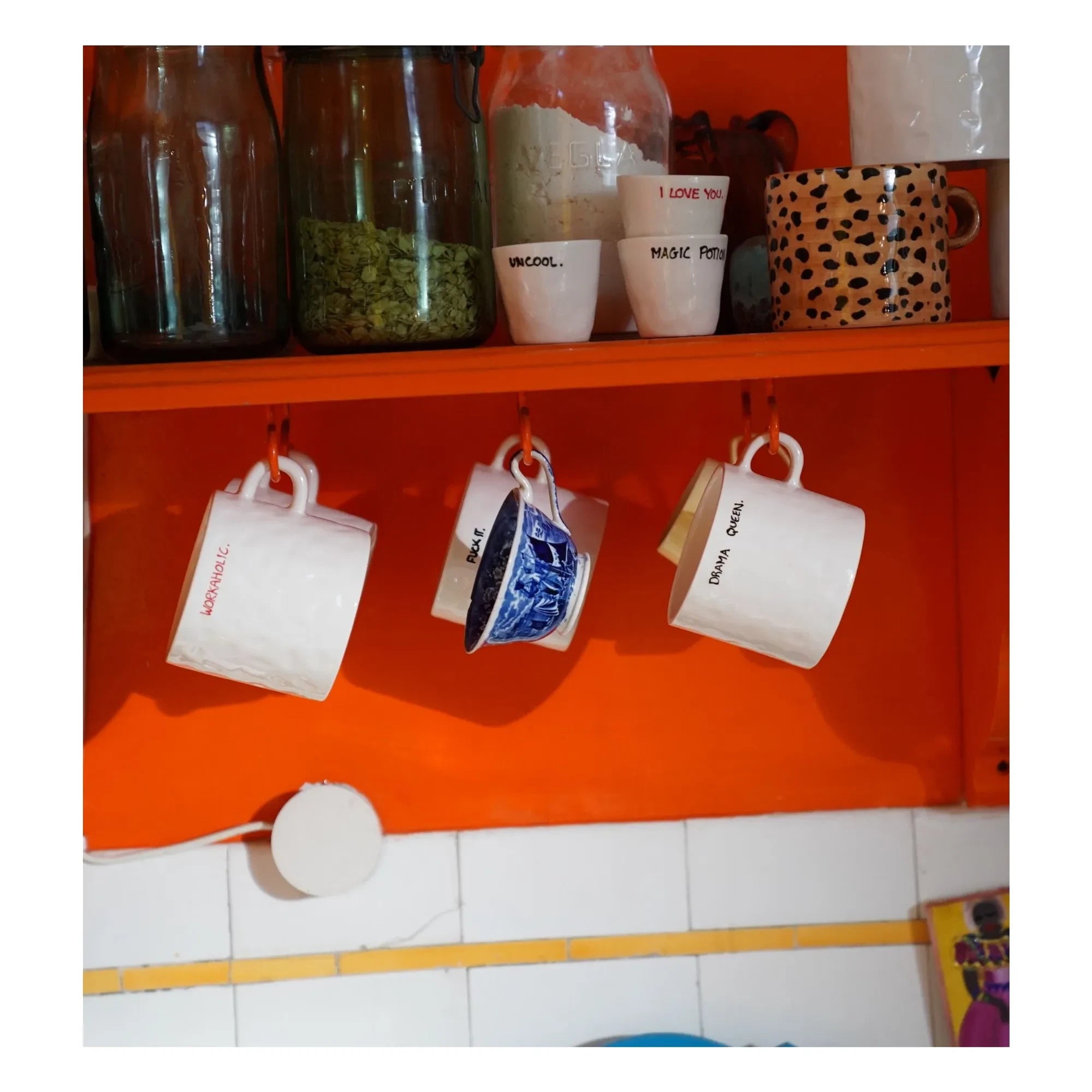 Anna + Nina - Drama Queen Tasse | Ecru