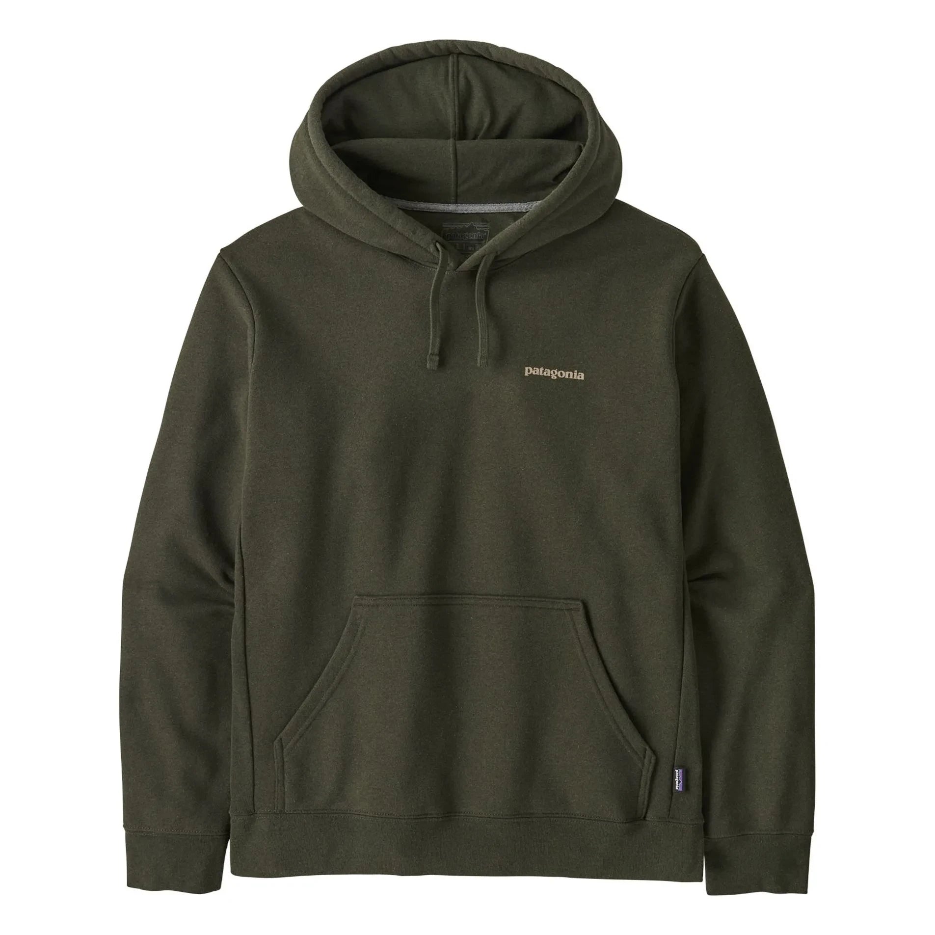 Patagonia - Kapüşonlu Sweatshirt Logo Uprisal Geri Dönüştürülmüş Lifler | Haki