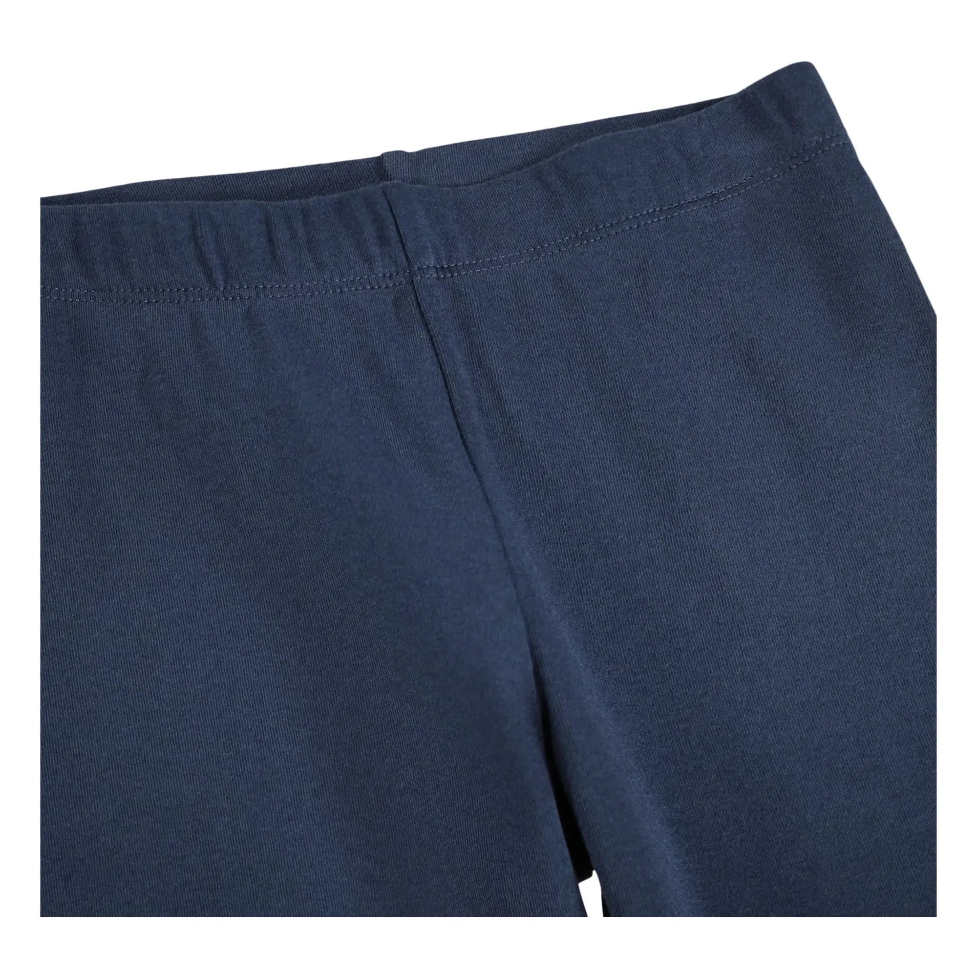 Molo - Lue Smiley Organic Cotton Pajamas | Navy Blue