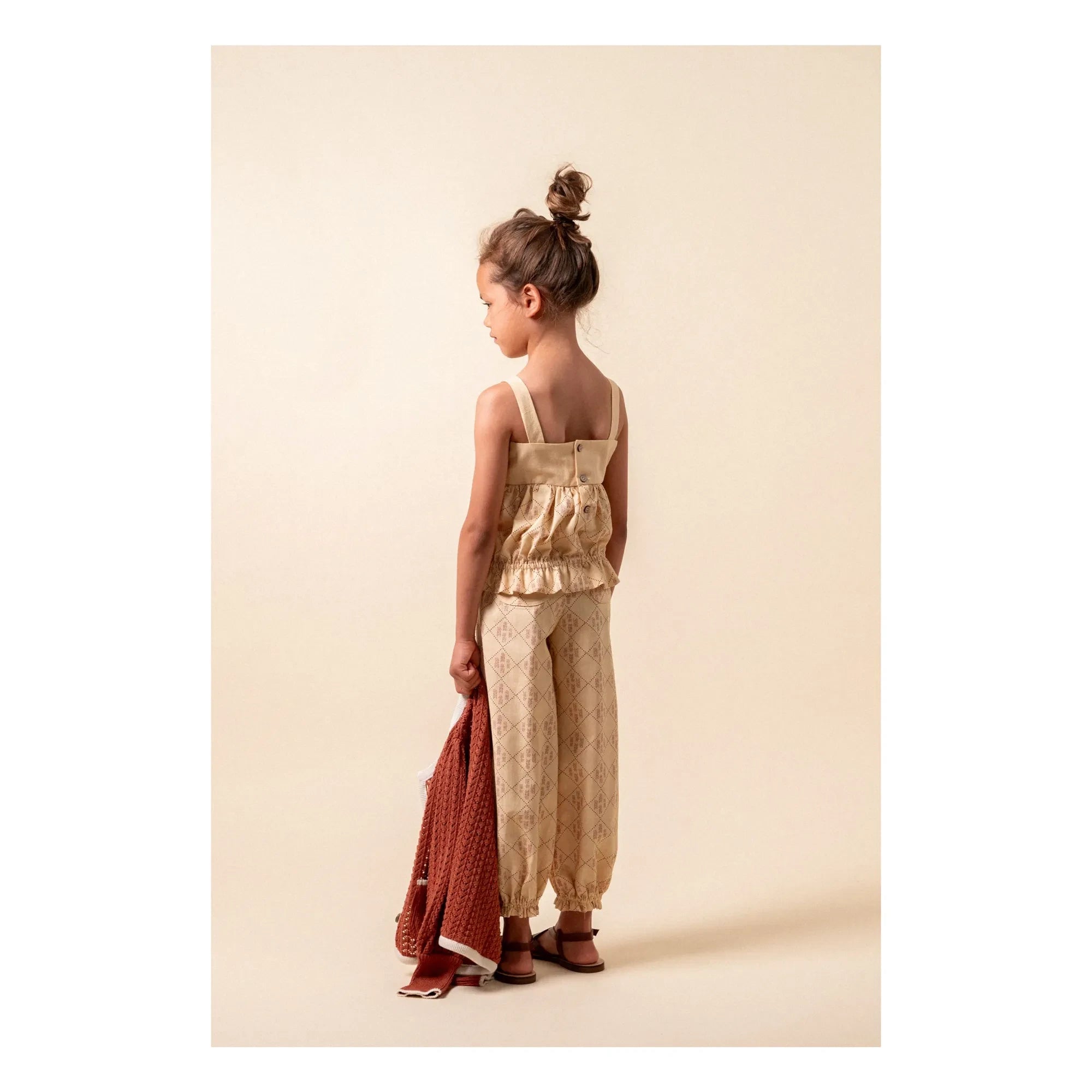 birinit - Pantalón Baggy Castelflorite | Honey