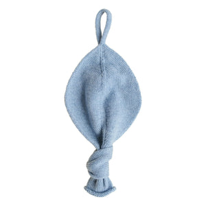 Hvid - Titi Merino Wool Pacifier Holder | Light Blue