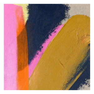 HKliving - Abstraktes Bild Bright Lights | Pink